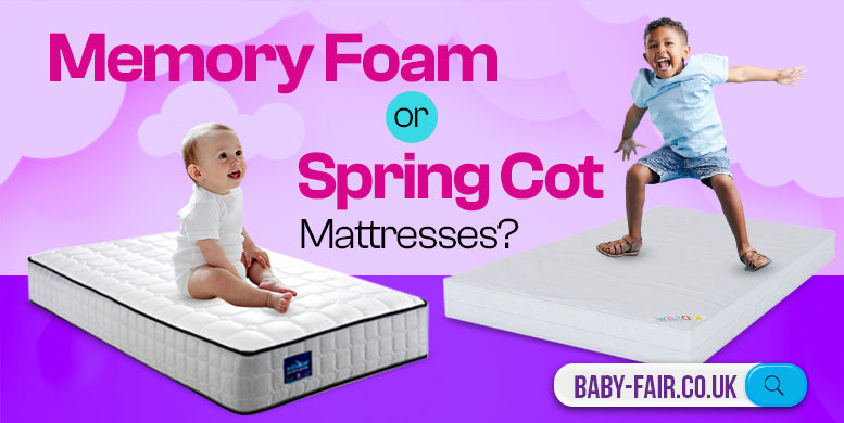 Memory foam vs spring cot mattresses - Which Is best for babies?